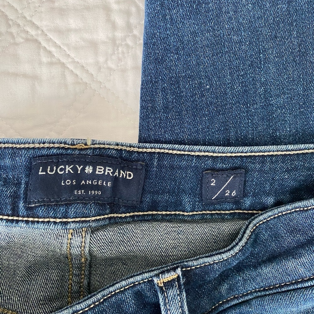 Lucky Brand low rise crop Lolita jeans